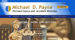 Desktop Screenshot of mikepaynelaw.com